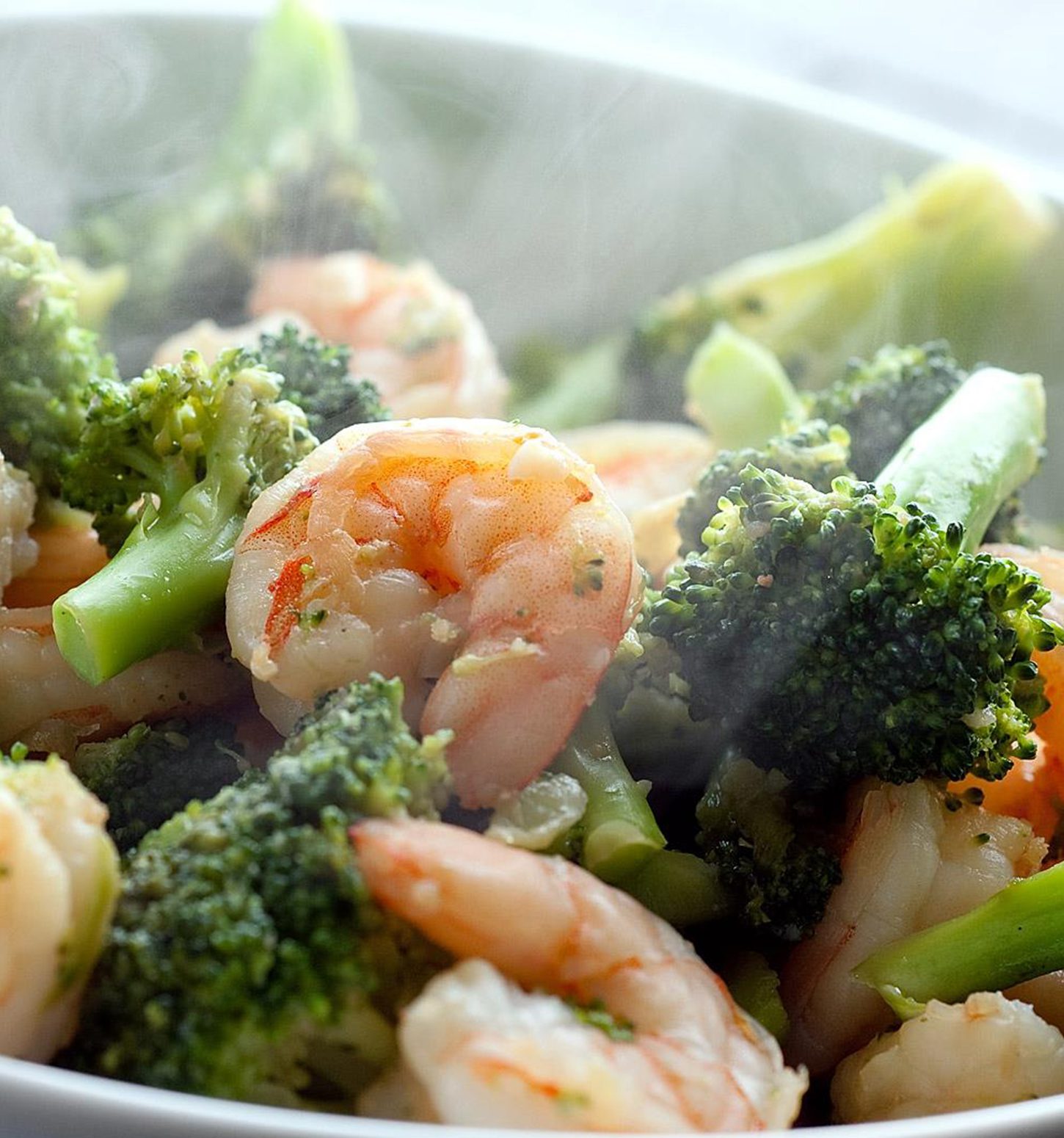 broccoli and shrimp at China Gourmet
