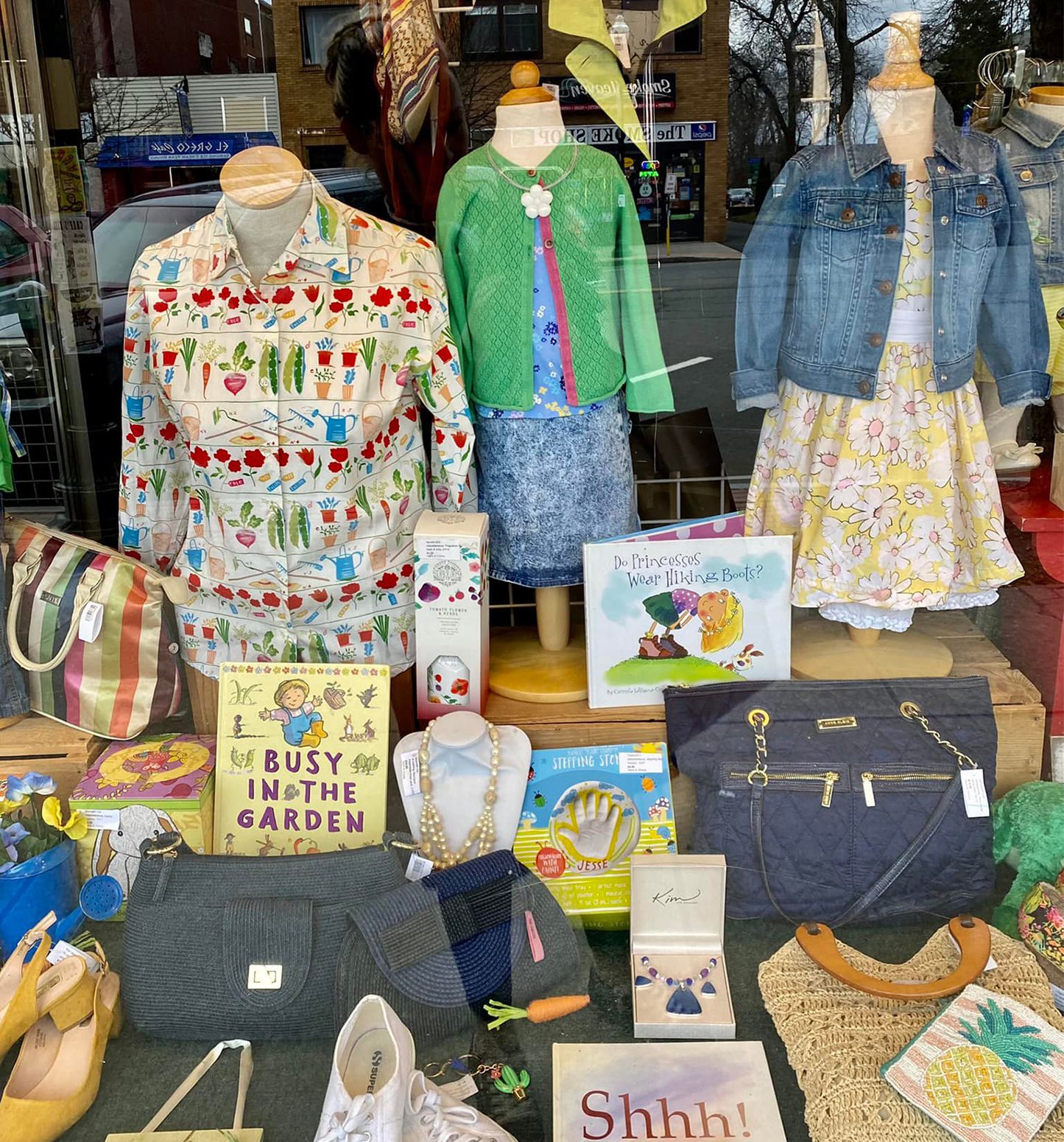 Hens and Chicks shop window