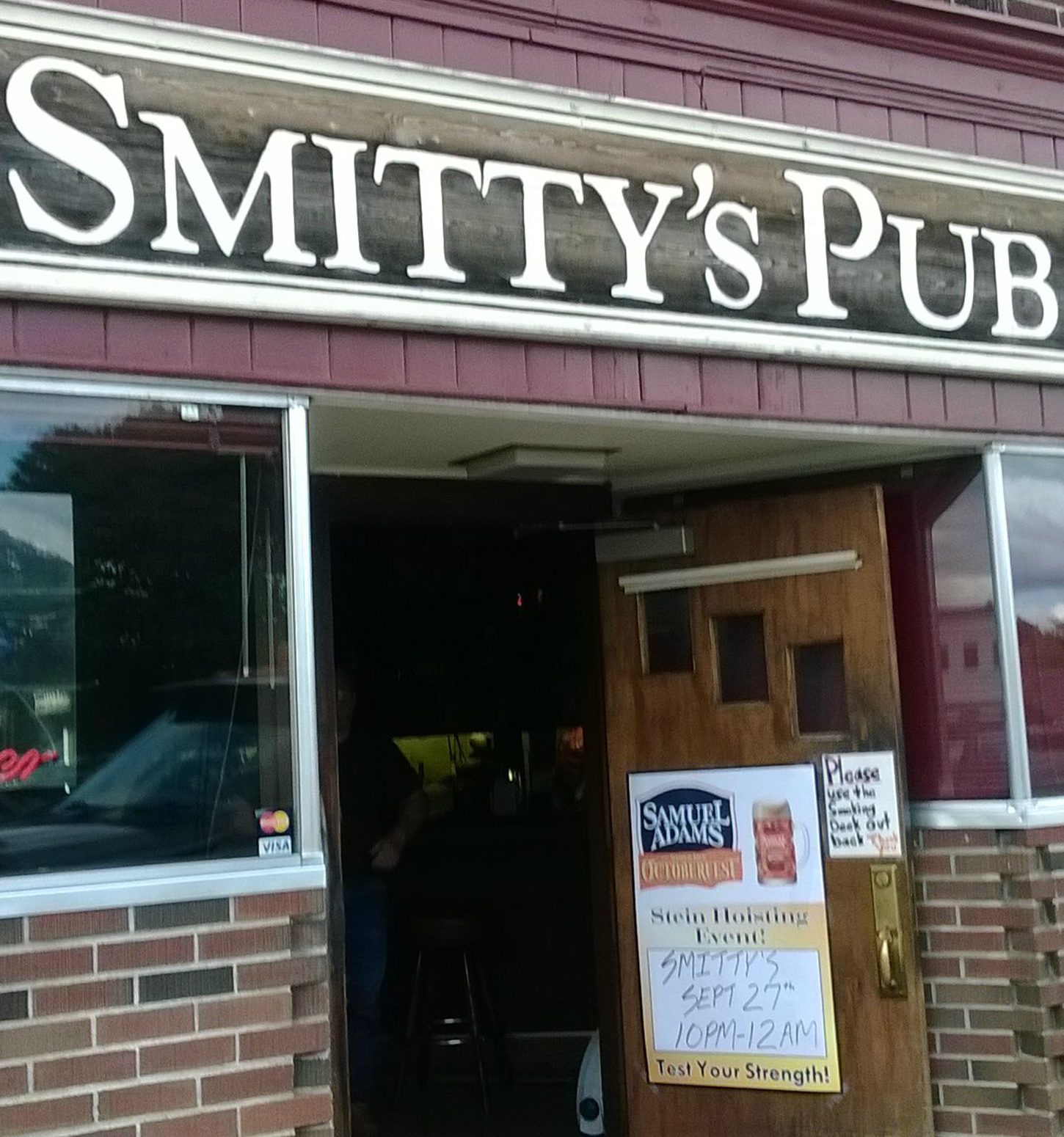 exterior of Smitty's Pub
