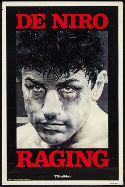 Poster of Martin Scorsese Film, Raging Bull