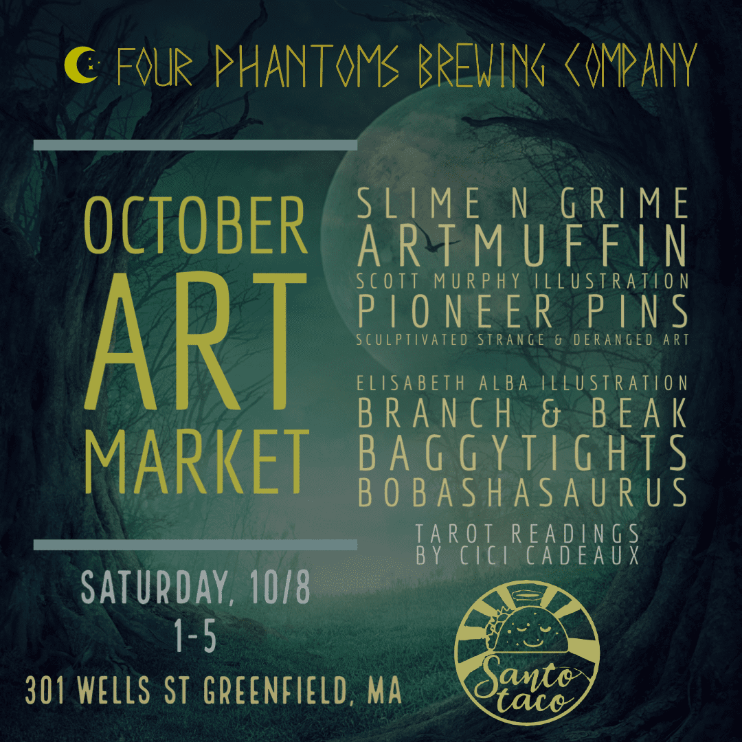 flyer for October Art Market