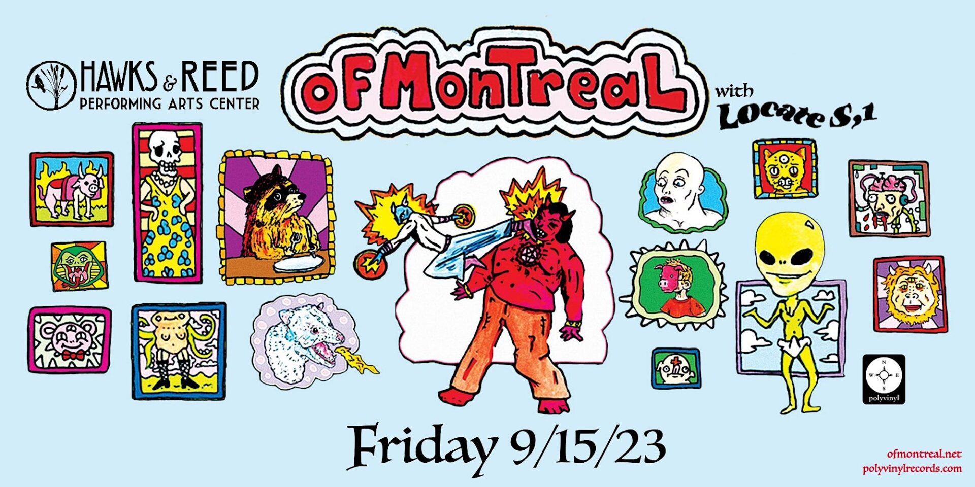 Of Montreal at Hawks and Reed Visit Greenfield, MA