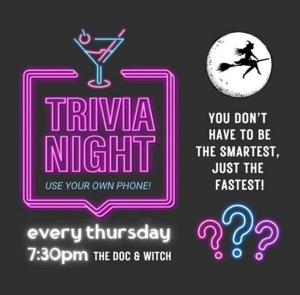 Doc and Witch Trivia Night